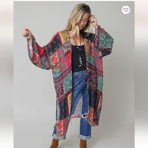 Natural Life Bohemian Kimono